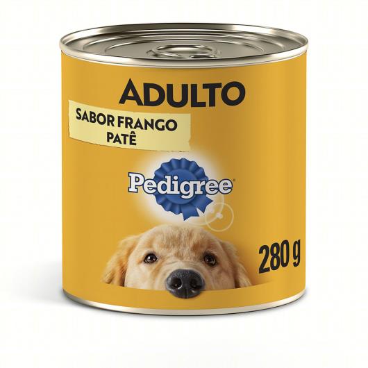 Patê para Cães Adultos Frango Pedigree Lata 280g - Imagem em destaque
