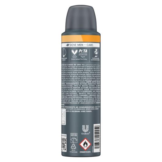 Antitranspirante Aerossol Energy Boost Dove Men+Care 150ml - Imagem em destaque