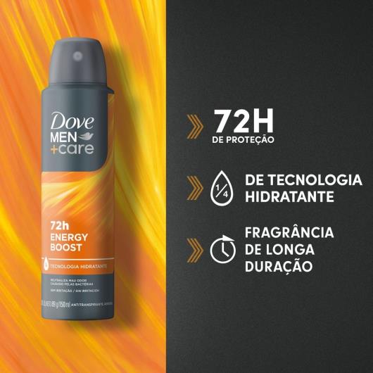 Antitranspirante Aerossol Energy Boost Dove Men+Care 150ml - Imagem em destaque