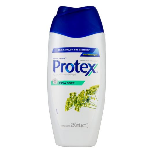 Sabonete Líquido Antibacteriano Erva-Doce Protex Frasco 250ml - Imagem em destaque