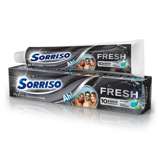 Gel Dental Refrescante Xtra Mint Sorriso Fresh 90g - Imagem em destaque