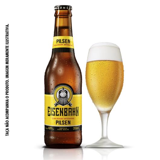 Cerveja Eisenbahn Pilsen Puro Malte Long Neck 355ml - Imagem em destaque