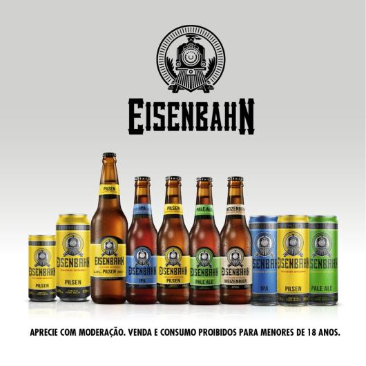 Cerveja Eisenbahn Pilsen Puro Malte Long Neck 355ml - Imagem em destaque