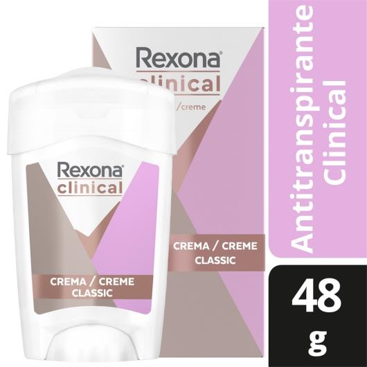 Desodorante Antitranspirante Rexona Feminino Clinical ROSA 48g - Imagem em destaque