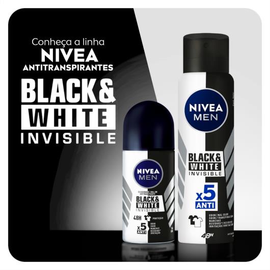 Desodorante Antitranspirante Aerossol Nivea Invisible for Black & White 150ml - Imagem em destaque