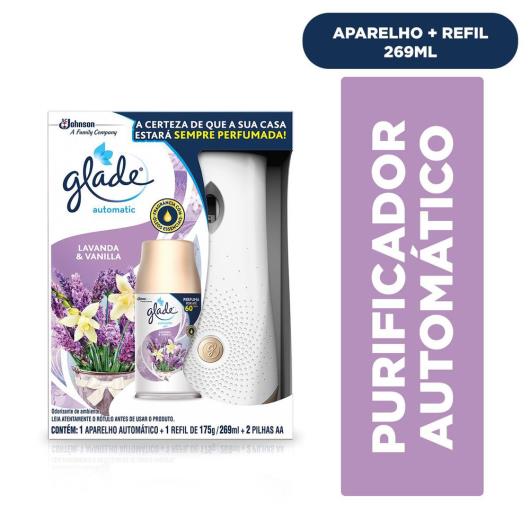 Desodorizador Glade Automatic Spray Aparelho + Refil Lavanda & Baunilha 269ml - Imagem em destaque