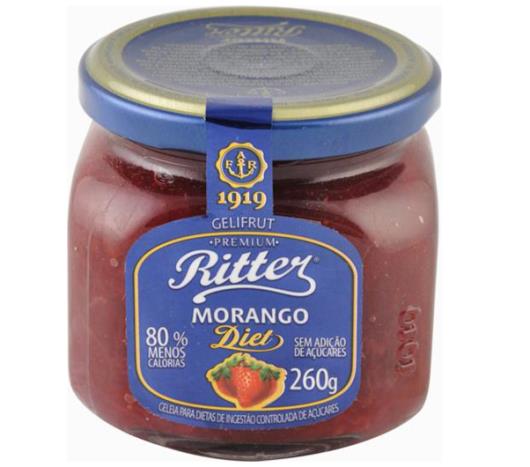 Geléia Ritter sabor morango diet 260g - Imagem em destaque