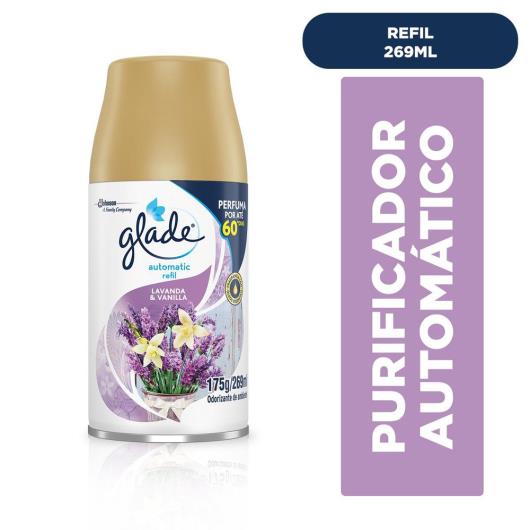 Desodorizador Glade Automatic Spray Refil Lavanda & Baunilha 269ml - Imagem em destaque