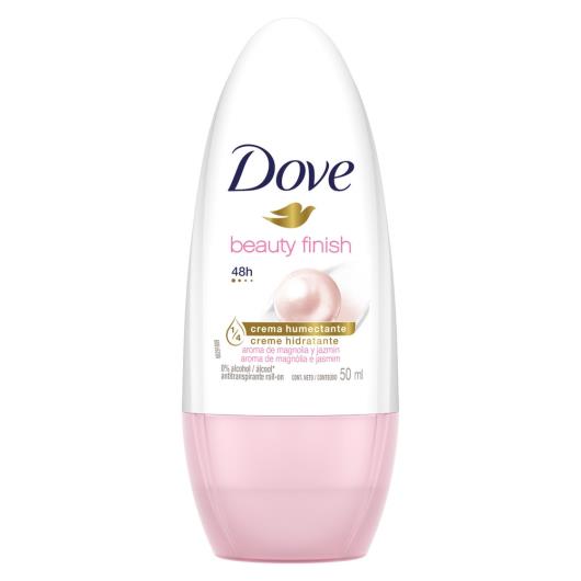 Antitranspirante Roll-On Magnólia e Jasmim Dove Beauty Finish 50ml - Imagem em destaque