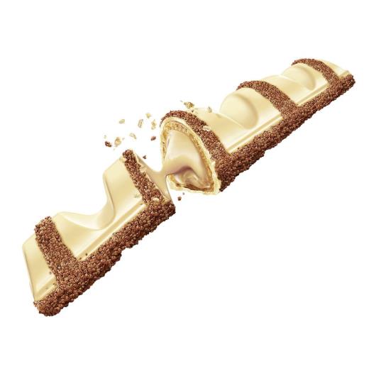 Kinder Bueno White Chocolate Branco wafer 1 pacote com 2 unidades 43g - Imagem em destaque