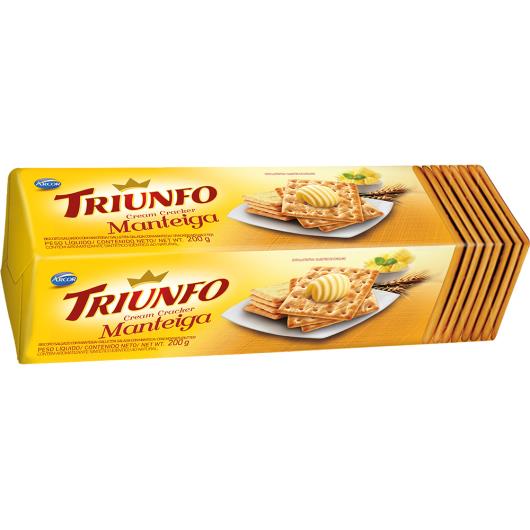 Biscoito Triunfo cracker salgado de manteiga 200g - Imagem em destaque