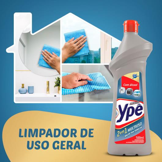 Limpador multiuso com álcool Ypê 500ml - Imagem em destaque