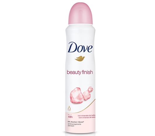 Desodorante Dove antitranspirante aerosol beauty finish 169ml - Imagem em destaque