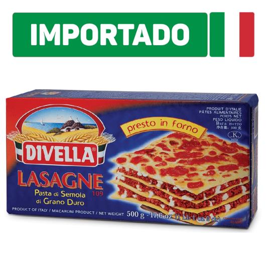 Massa Divella sêmola lasagne 109 500g - Imagem em destaque