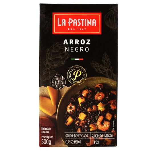 Arroz Negro Italiano 500G La Pastina - Imagem em destaque