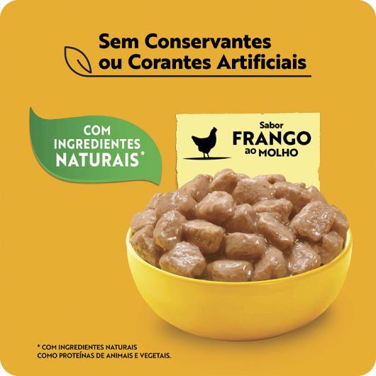 Alimento para Cães Adultos Raças Pequenas Frango ao Molho Pedigree Sachê 100g - Imagem em destaque