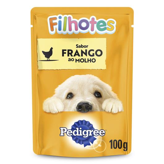 Alimento para Cães Filhotes Frango ao Molho Pedigree Sachê 100g - Imagem em destaque