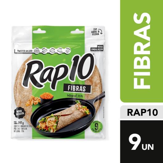 Pão Tipo Tortilha Fibras 35% Integral Rap10 297g - Imagem em destaque