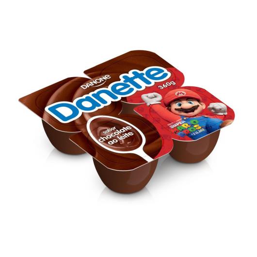 Sobremesa Danette Chocolate Ao Leite 360g 4 unidades - Imagem em destaque