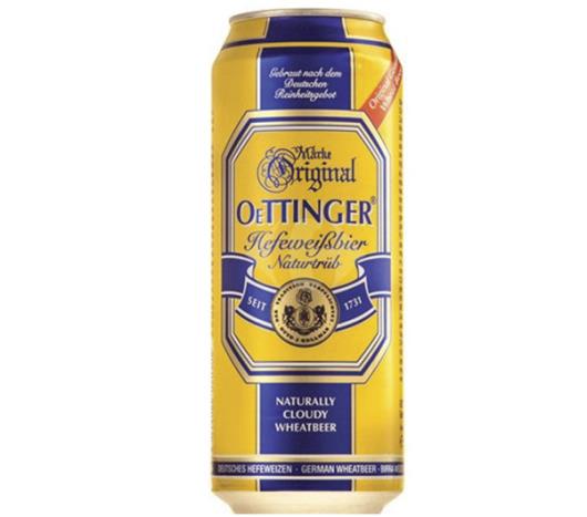 Cerveja Oettinger original hefeweissbier 500ml - Imagem em destaque