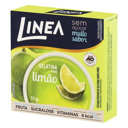 Gelatina Pó Limão Zero Açúcar Linea Caixa 10g - Imagem em destaque