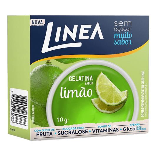 Pó para preparo de gelatina zero açúcar limão Linea 10g - Imagem em destaque