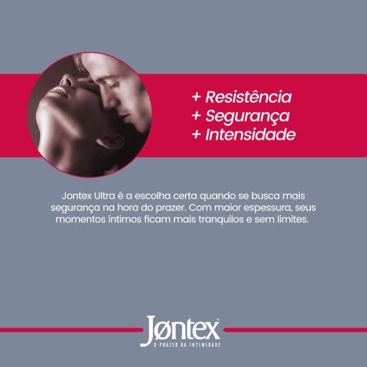 Preservativo Masculino Lubrificado Ultra Jontex Pacote 3 Unidades - Imagem em destaque