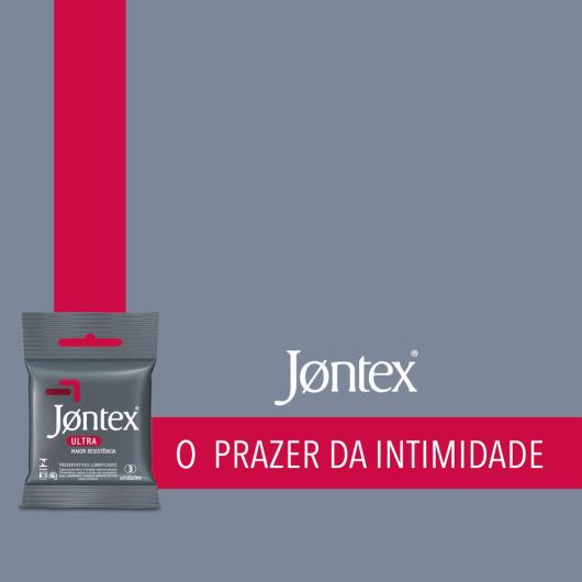 Preservativo Masculino Lubrificado Ultra Jontex Pacote 3 Unidades - Imagem em destaque