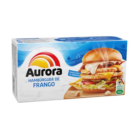 Hambúrguer de frango Aurora 672g - Imagem em destaque