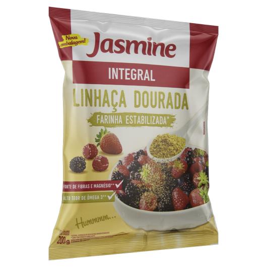 Farinha de Linhaça Dourada Integral Jasmine Pacote 200g - Imagem em destaque