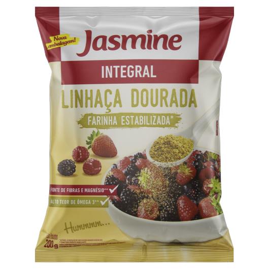 Farinha de Linhaça Dourada Integral Jasmine Pacote 200g - Imagem em destaque