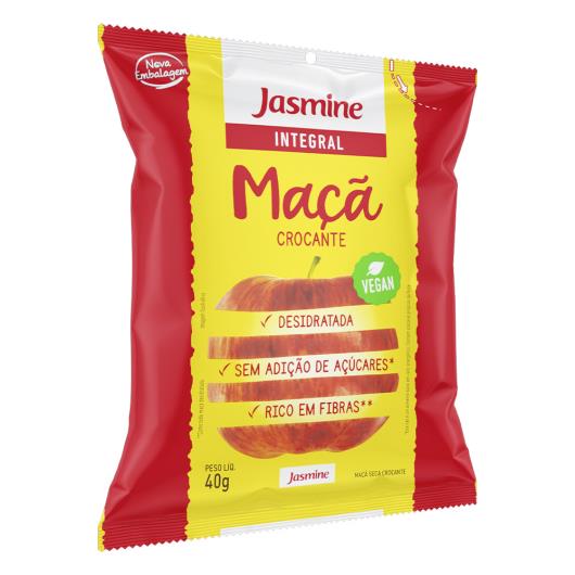 Maçã Seca Crocante Jasmine Pacote 40g - Imagem em destaque