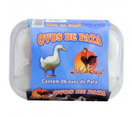 Ovos Label de pata rouge com 6 unidades - Imagem em destaque
