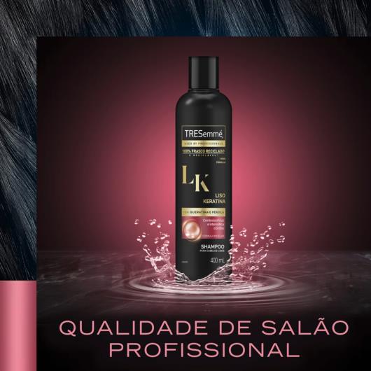 Shampoo TRESemmé  Liso Keratina 400ML - Imagem em destaque