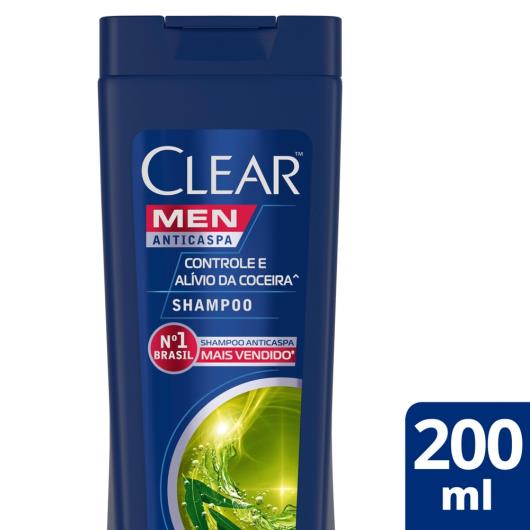 Shampoo Anticaspa CLEAR Men Controle e Alívio da Coceira 200ml - Imagem em destaque