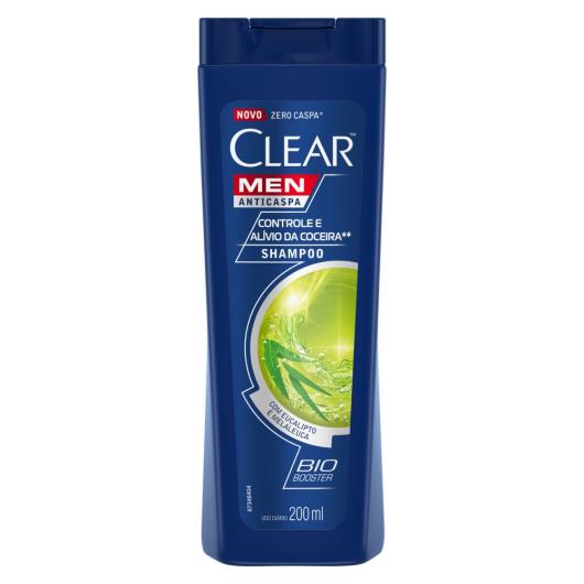 Shampoo Anticaspa CLEAR Men Controle e Alívio da Coceira 200ml - Imagem em destaque