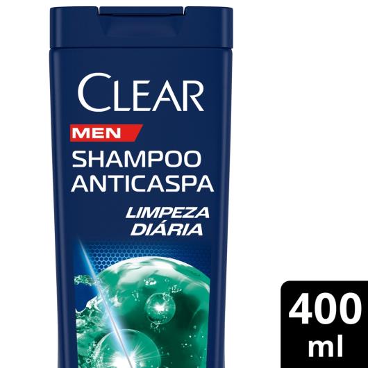 Shampoo Anticaspa Clear Men Limpeza Diária 2 em 1 400ml - Imagem em destaque