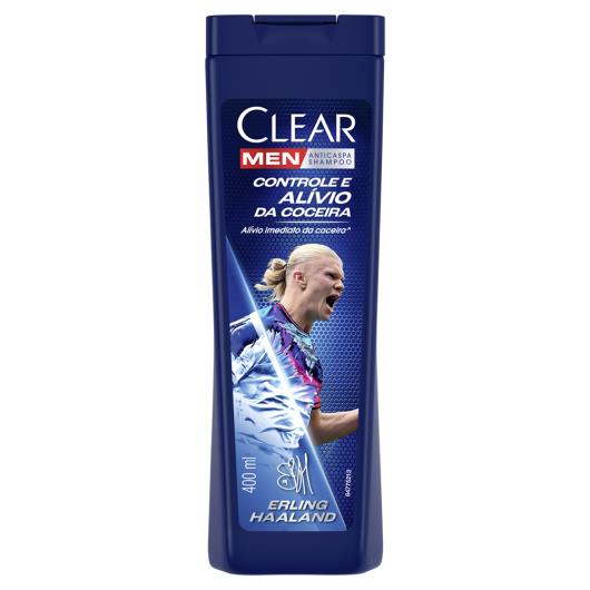 Shampoo Anticaspa Controle e Alívio da Coceira Clear Men Frasco 400ml - Imagem em destaque