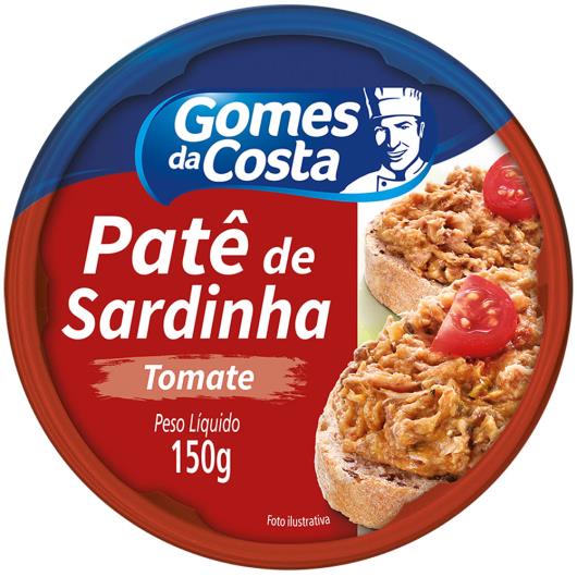 Patê GDC cremoso de sardinha com tomate 150 g - Imagem em destaque