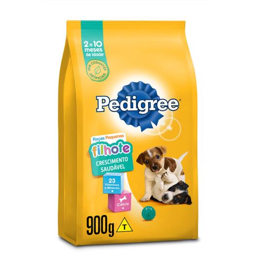 Alimento para Cães Filhotes Raças Pequenas Pedigree Pacote 900g - Imagem em destaque