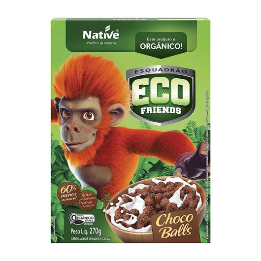 Cereal Eco Friends Choco Balls Orgânico Native 270g - Imagem em destaque