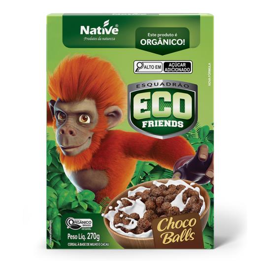 Cereal Eco Friends Choco Balls Orgânico Native 270g - Imagem em destaque