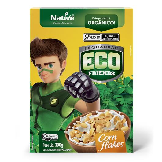 Cereal Eco Friends Corn Flakes Orgânico Native 300g - Imagem em destaque