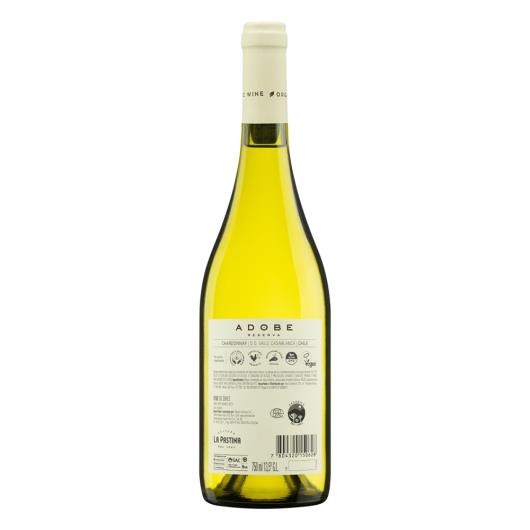 Vinho Chileno Branco Seco Adobe Chardonnay Valle de Casablanca Garrafa 750ml - Imagem em destaque