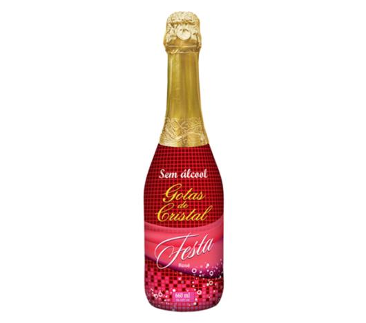 Filtrado rosé festa sem álcool Gotas de Cristal 660ml - Imagem em destaque