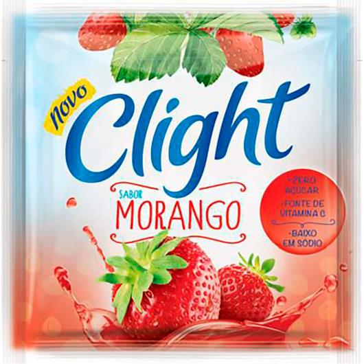 Bebida em Pó Clight Morango 8g - Imagem em destaque