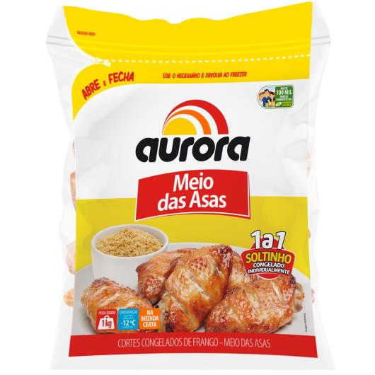 Meio da asa Aurora de frango zip congelado 1kg - Imagem em destaque