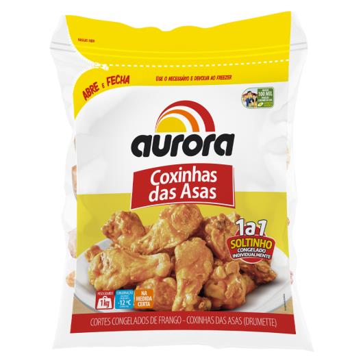 Coxinha da Asa de Frango Aurora Congelado Zip 1 kg - Imagem em destaque