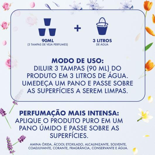 Limpador Perfumado Veja Flores do Mediterrâneo- 1L - Imagem em destaque