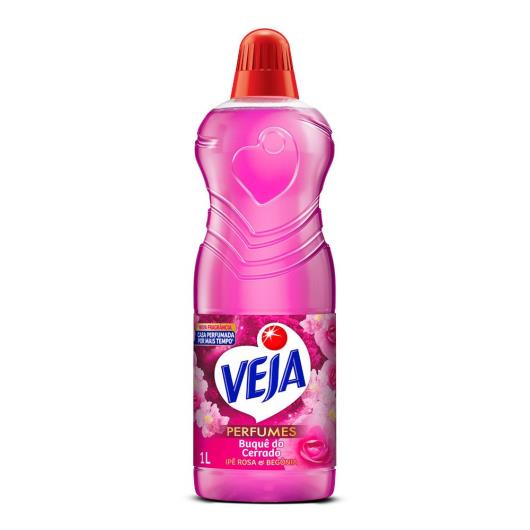 Limpador Perfumado Ipê Rosa e Begônia Veja Buquê do Cerrado Frasco 1l - Imagem em destaque